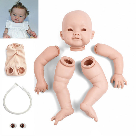 kit bambola reborn completo corpo in tessuto