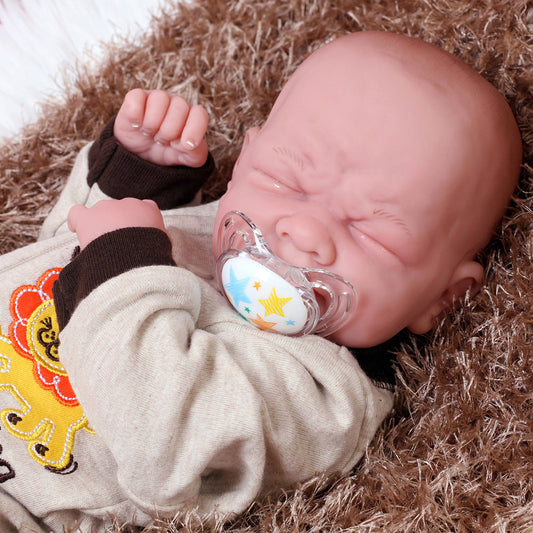 bambola reborn maschio silicone morbido