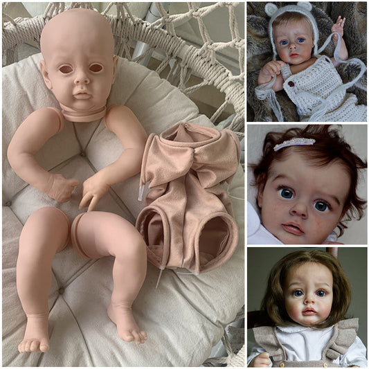 kit bambola reborn completo corpo in tessuto