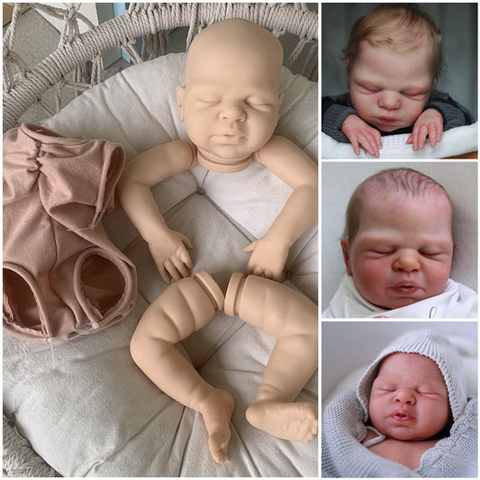 kit bambola reborn completo corpo in tessuto mini