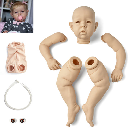 kit bambola reborn completo corpo in tessuto