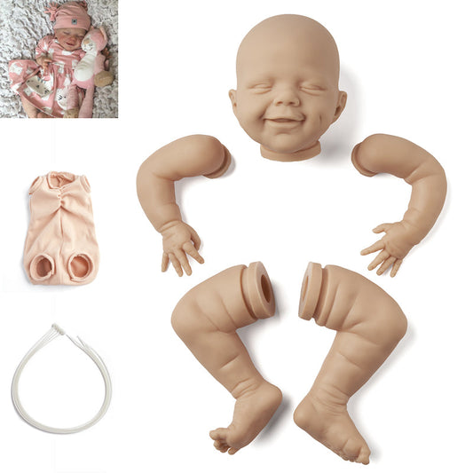 kit bambola reborn completo corpo in tessuto