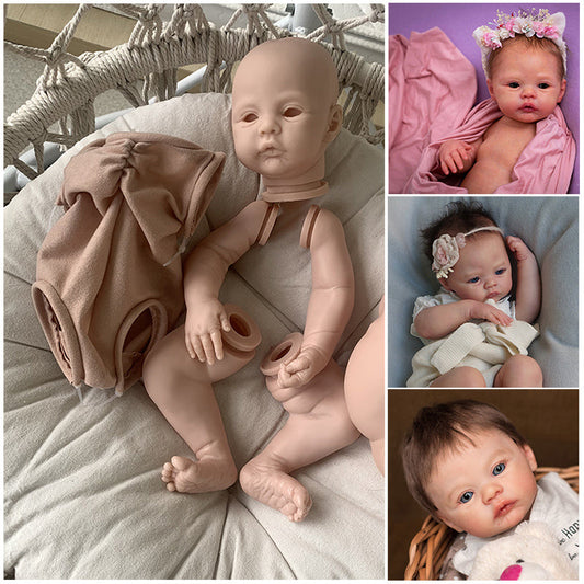 kit bambola reborn completo corpo in tessuto