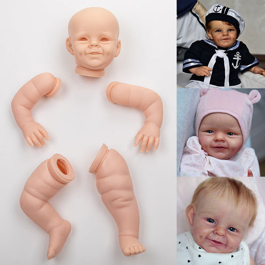 kit bambola reborn completo corpo in tessuto