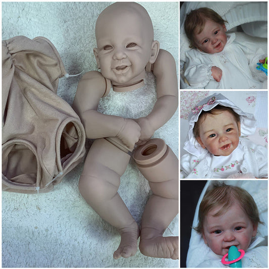 kit bambola reborn completo corpo in tessuto