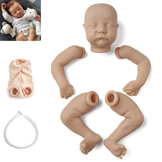 kit bambola reborn completo corpo in tessuto