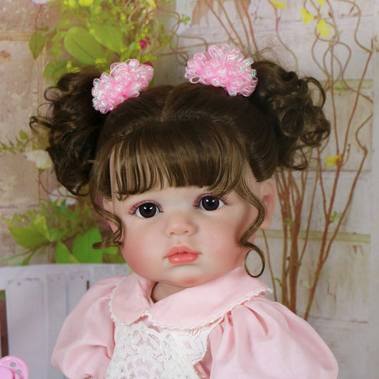 bambola reborn femmina vinile morbido toddler