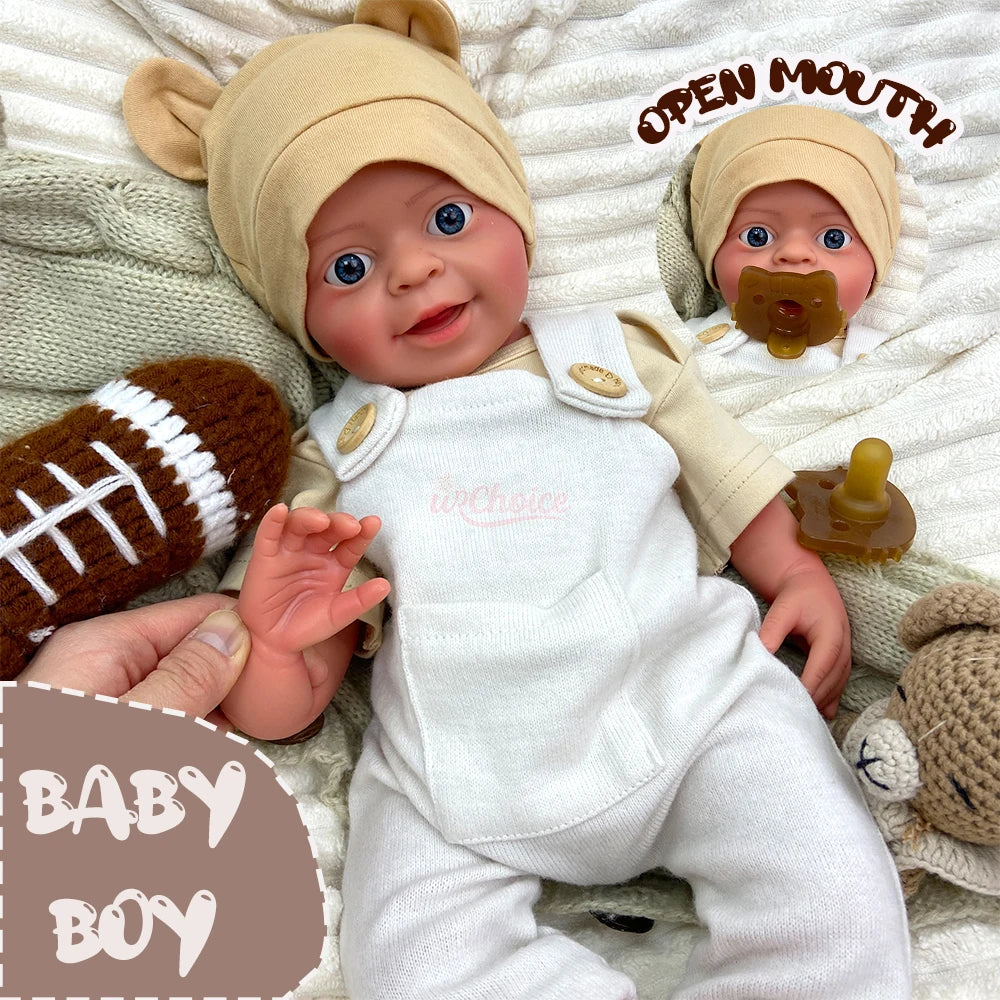 bambola reborn silicone morbido neonato