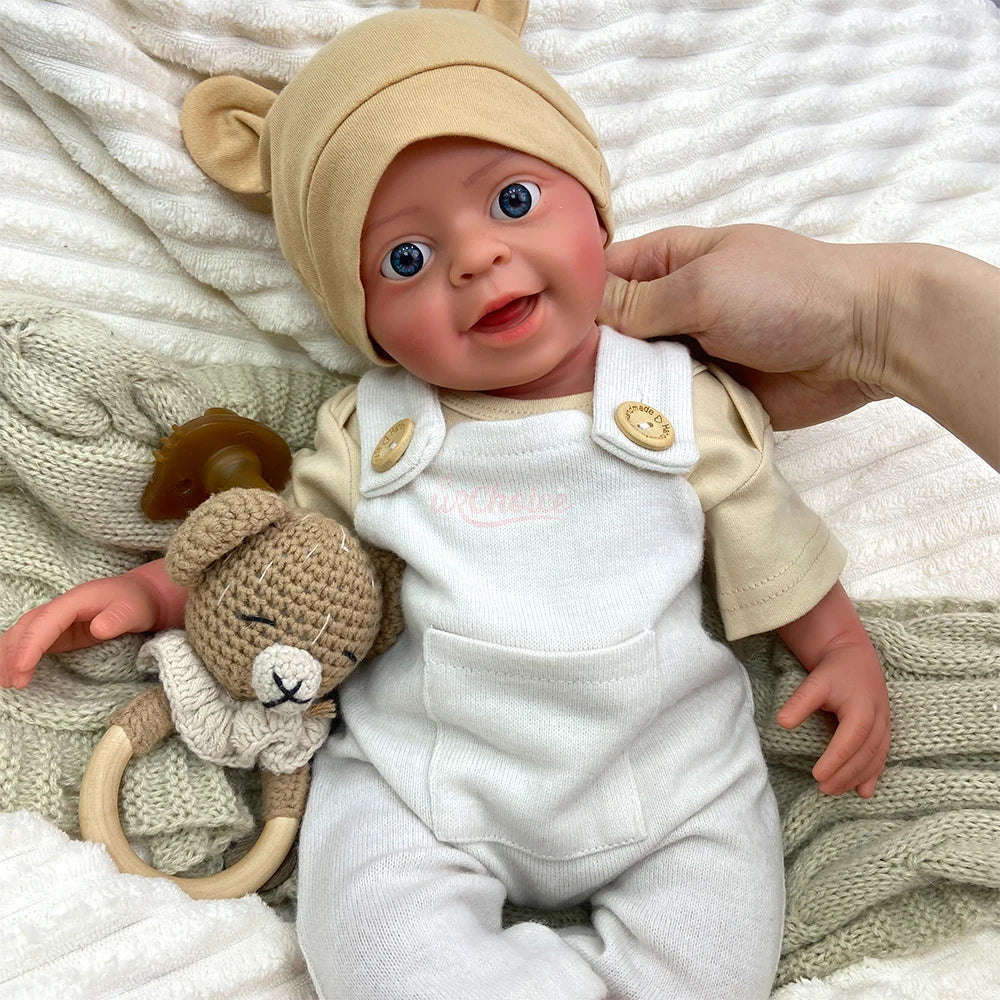 bambola reborn silicone morbido neonato