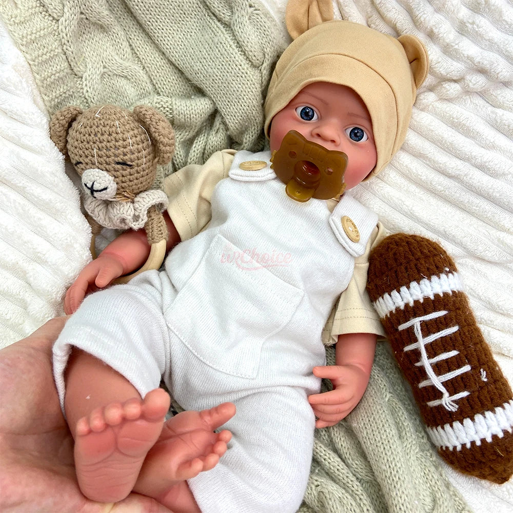 bambola reborn silicone morbido neonato