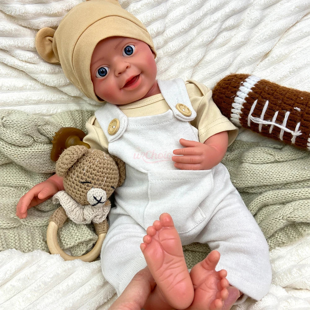 bambola reborn silicone morbido neonato
