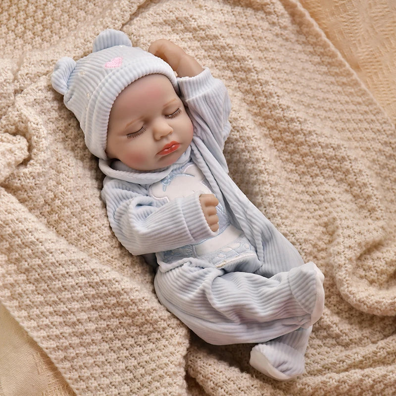 bambola reborn femmina vinile morbido neonato