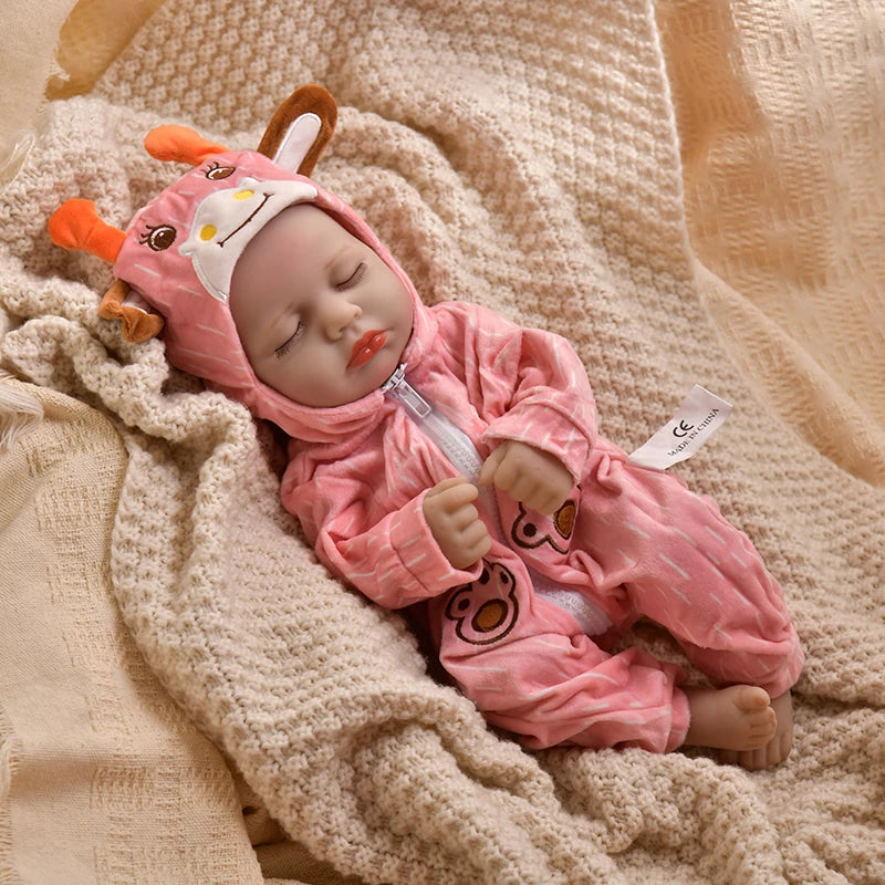 bambola reborn femmina vinile morbido neonato