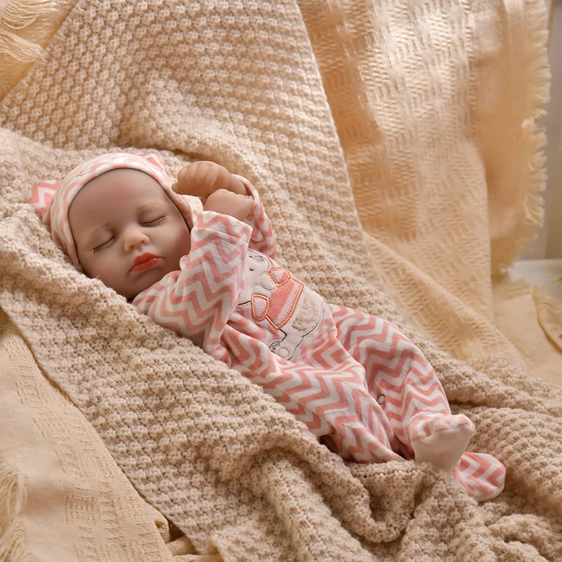 bambola reborn femmina vinile morbido neonato