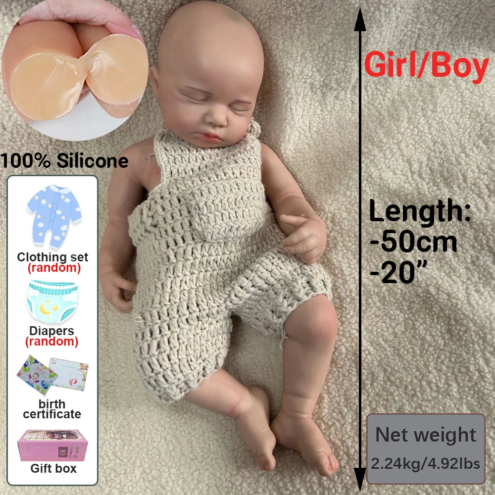 bambola reborn maschio silicone morbido