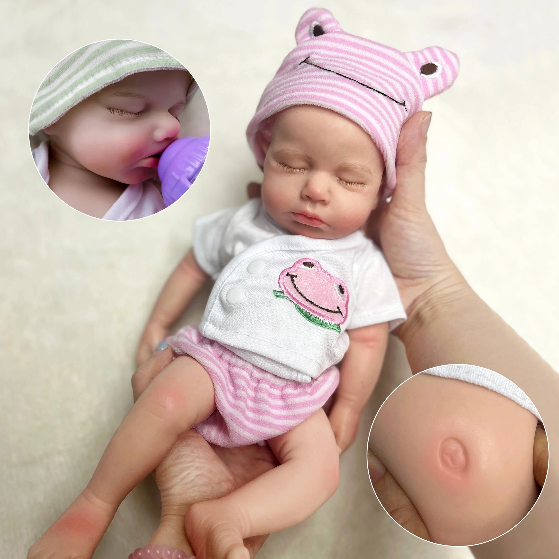bambola reborn femmina silicone morbido