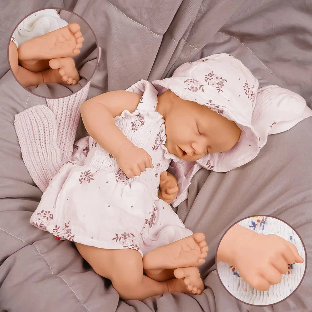 bambola reborn silicone morbido neonato