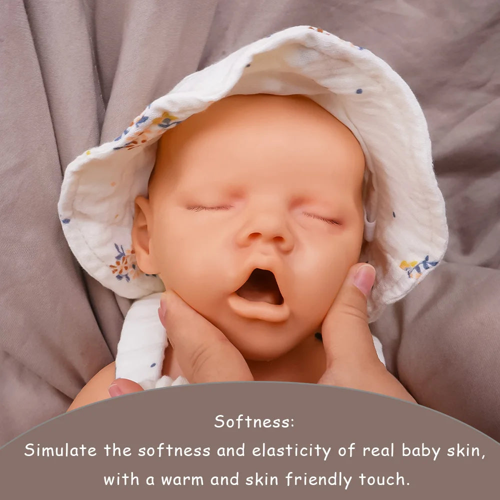 bambola reborn silicone morbido neonato