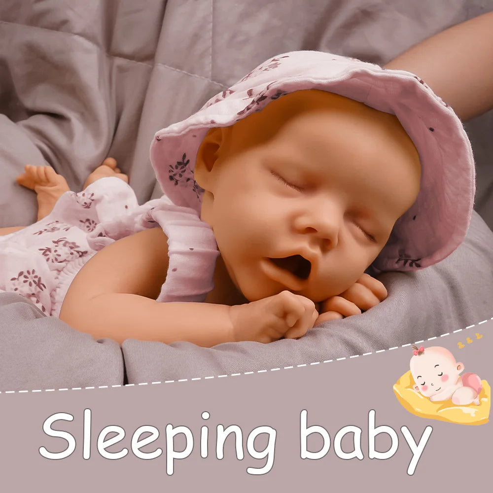 bambola reborn silicone morbido neonato