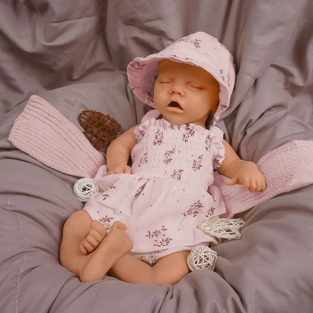 bambola reborn silicone morbido neonato