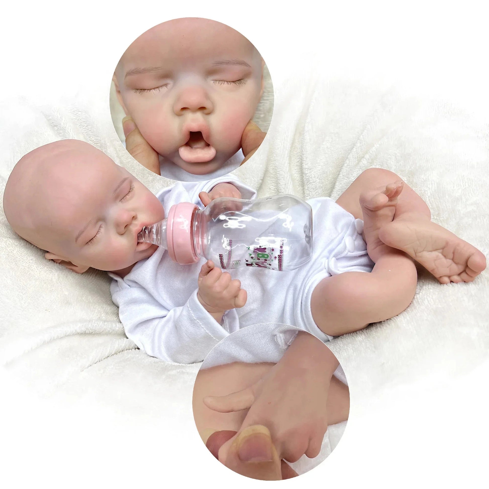 bambola reborn gemelli silicone morbido