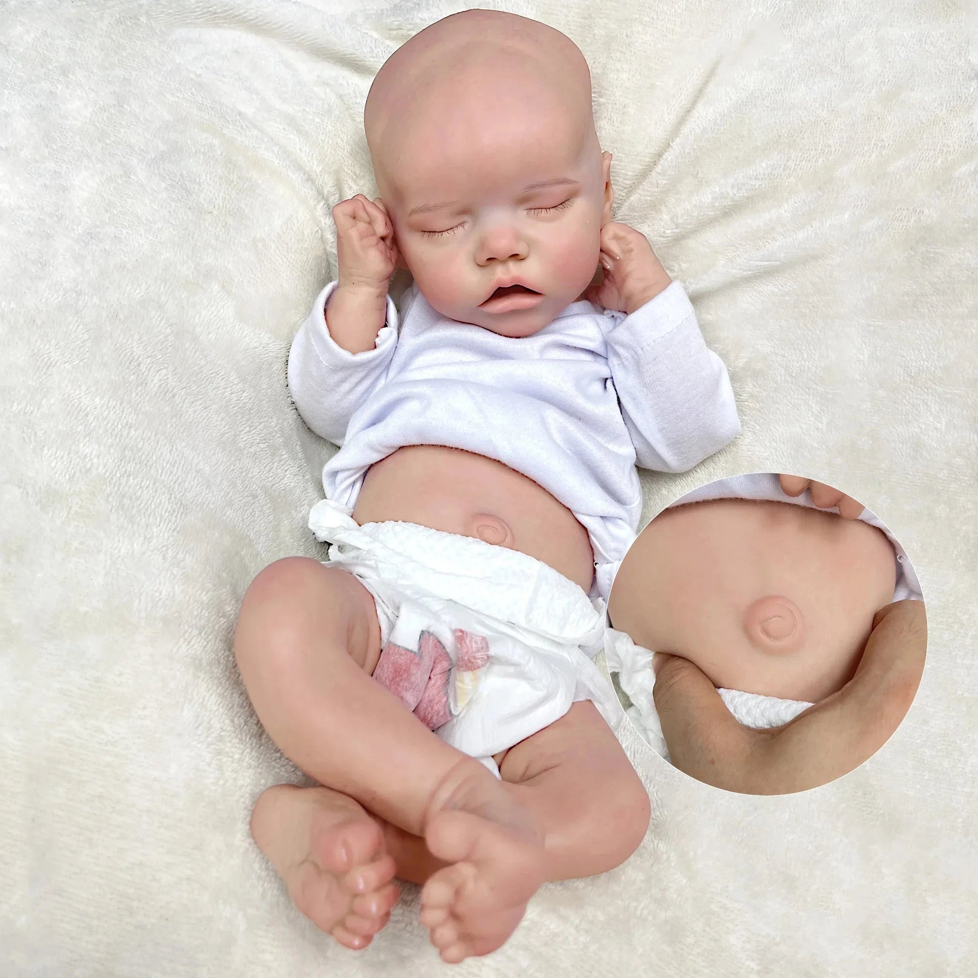 bambola reborn gemelli silicone morbido