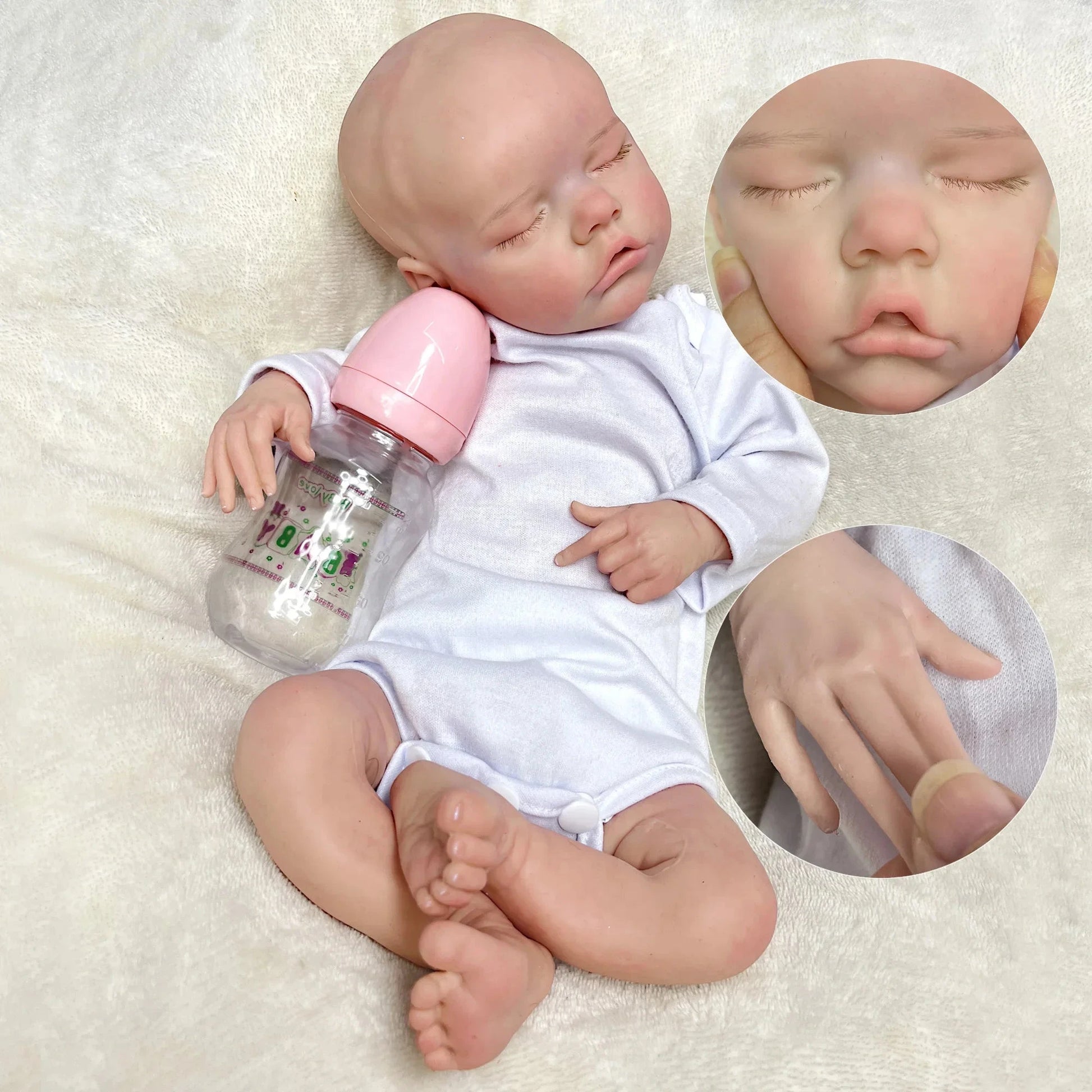 bambola reborn gemelli silicone morbido
