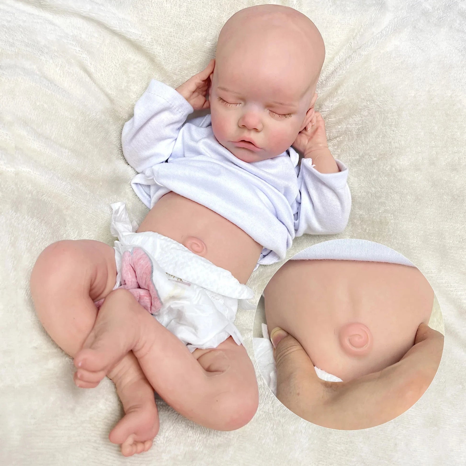 bambola reborn gemelli silicone morbido
