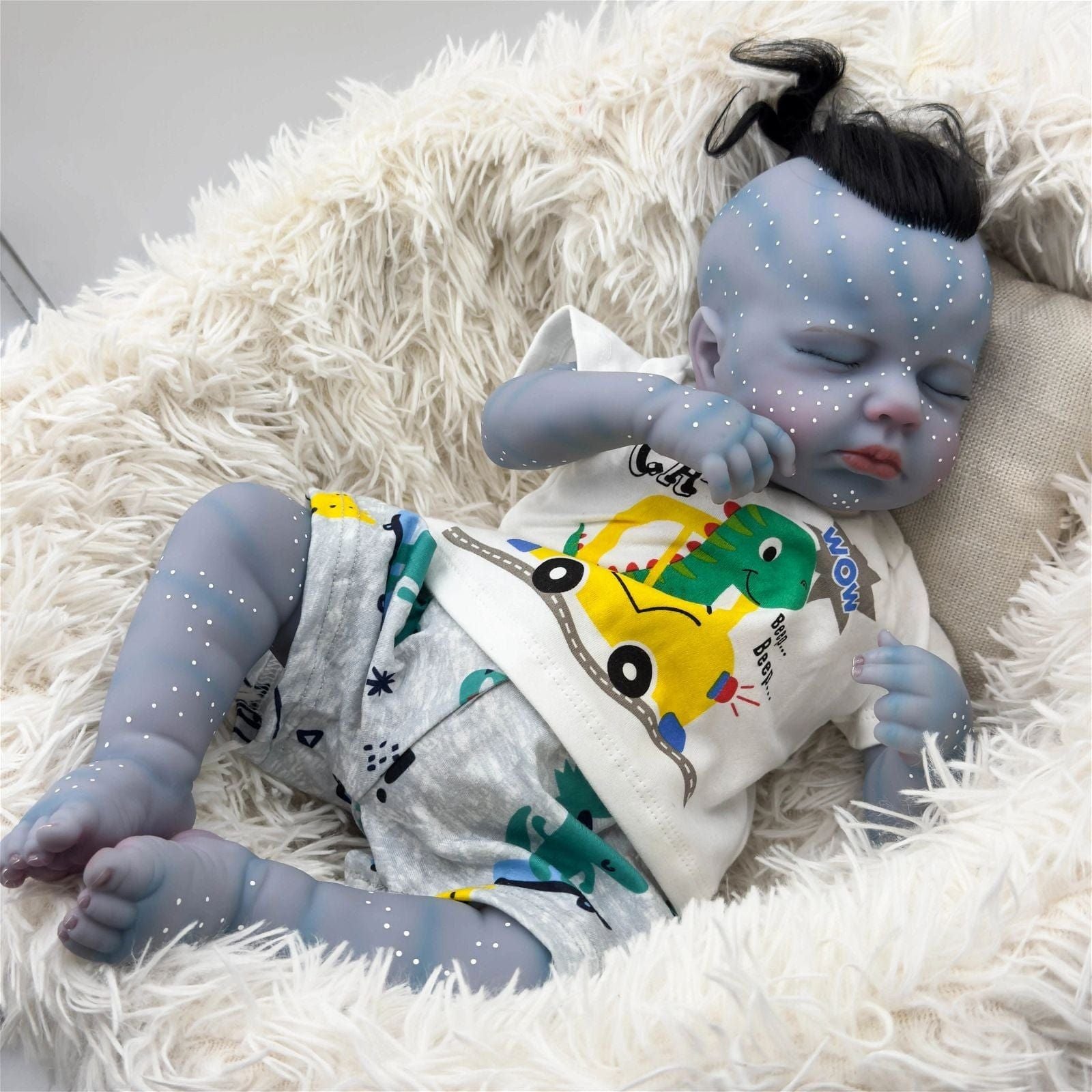 bambola reborn corpo in tessuto