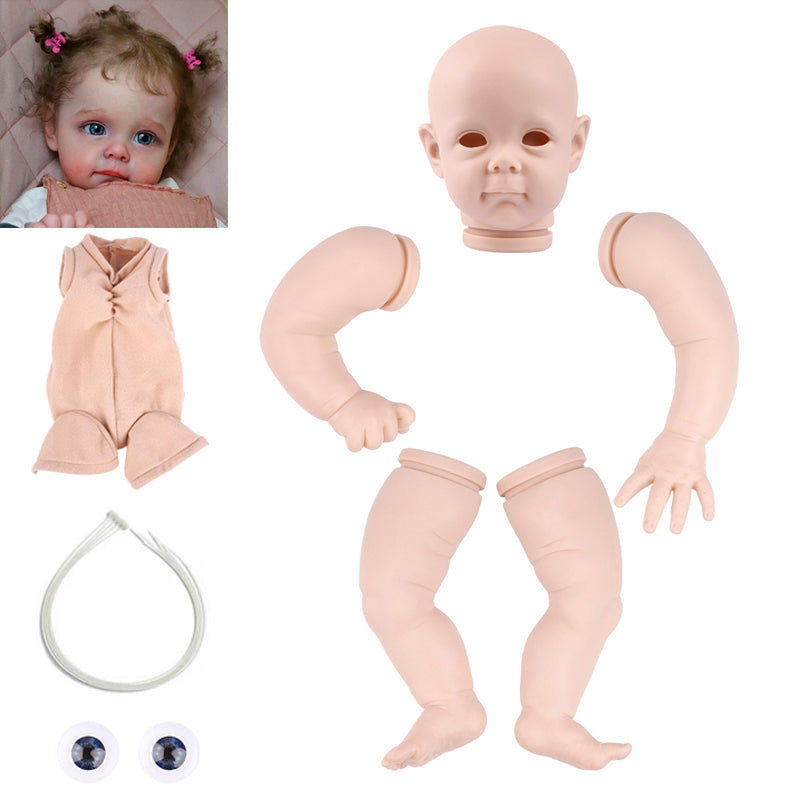 kit bambola reborn completo corpo in tessuto