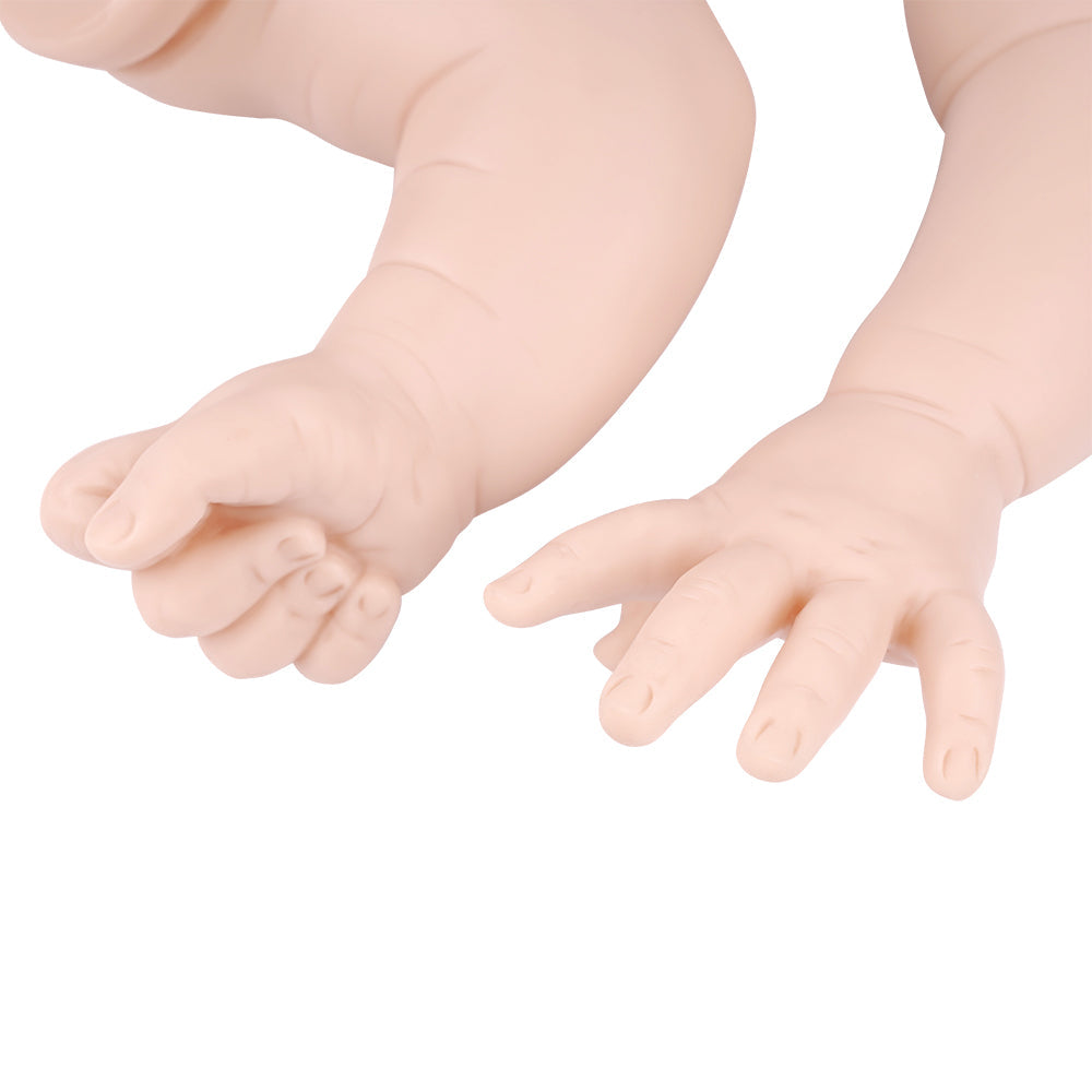 kit bambola reborn completo corpo in tessuto