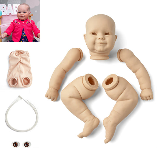 kit bambola reborn completo corpo in tessuto