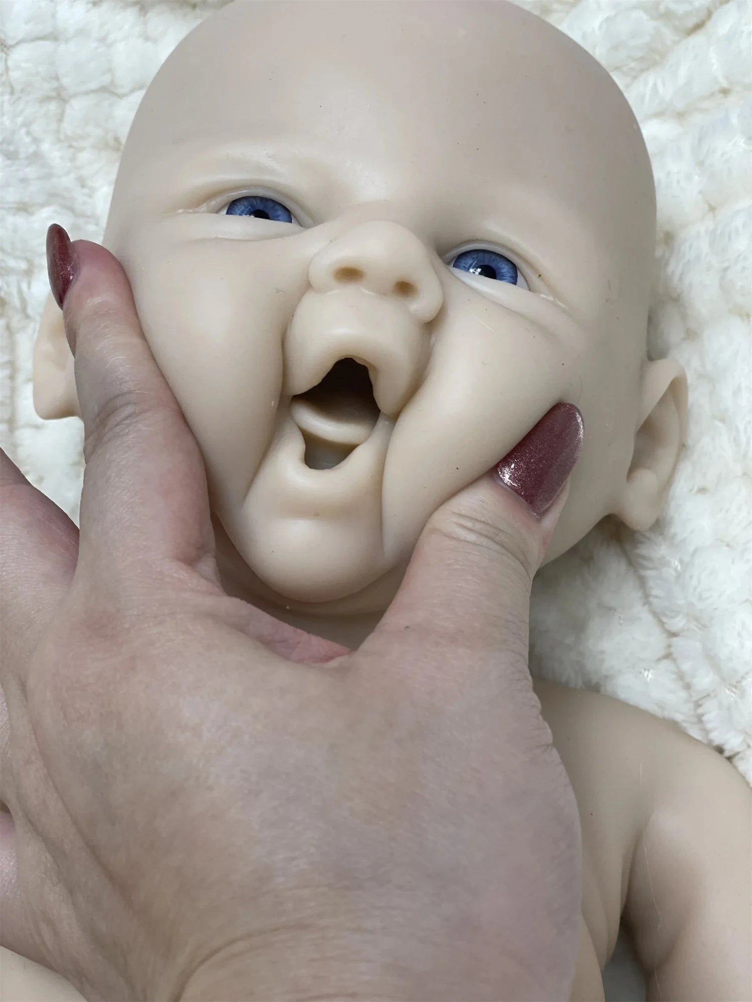bambola reborn femmina silicone morbido mini