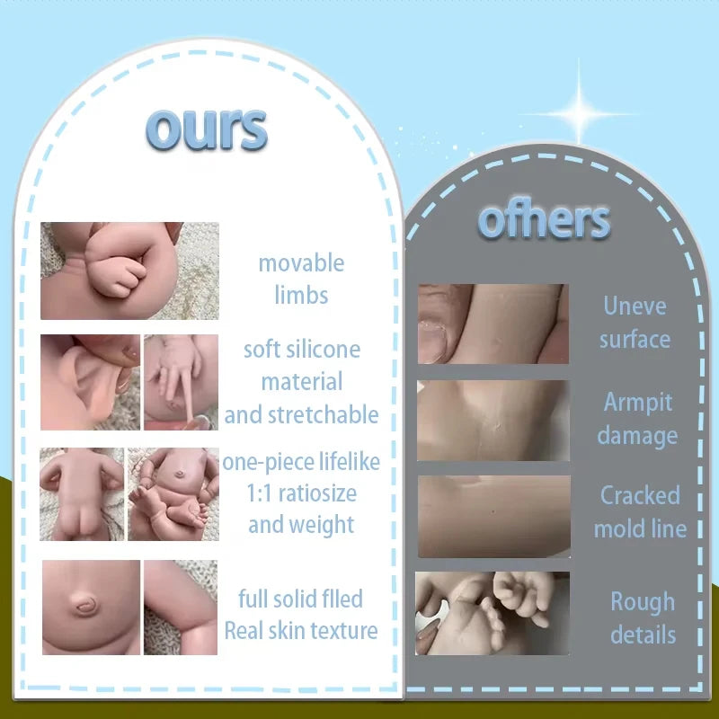bambola reborn corpo intero silicone