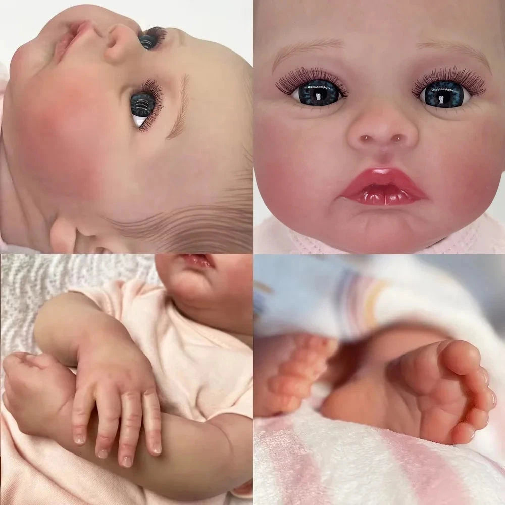 bambola reborn femmina silicone morbido