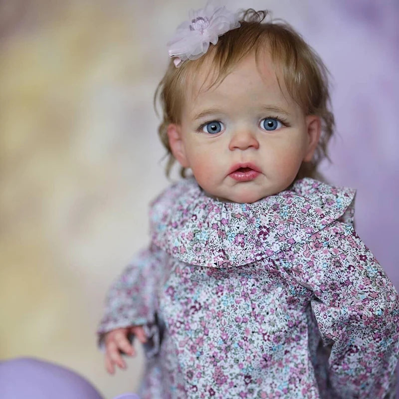 bambola reborn silicone tessuto toddler