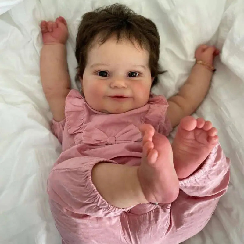 bambola reborn femmina corpo intero silicone