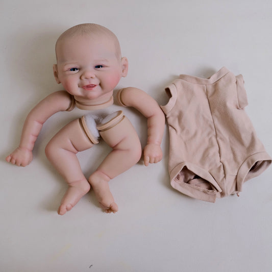 kit bambola reborn completo corpo in tessuto