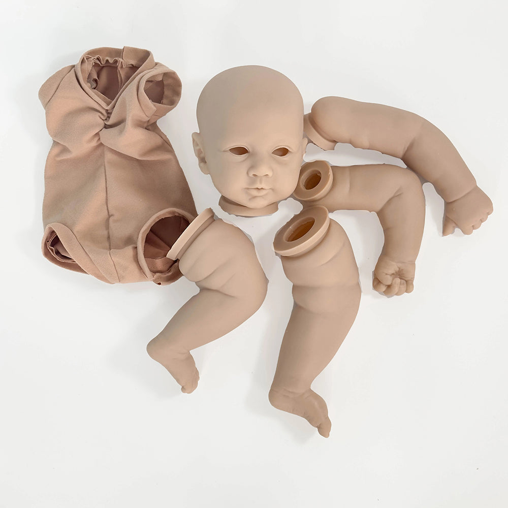 kit bambola reborn completo gemelli corpo in tessuto