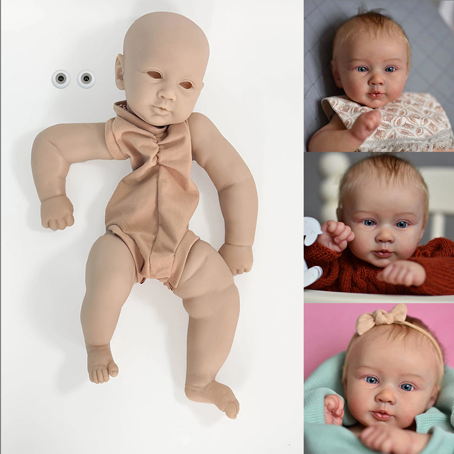 kit bambola reborn completo gemelli corpo in tessuto