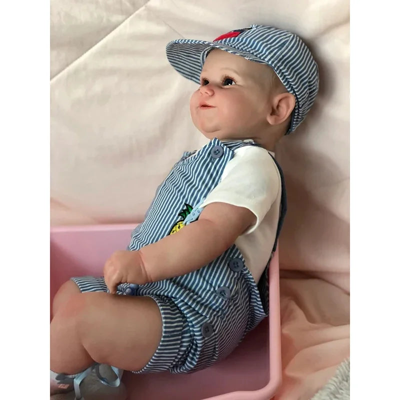 bambola reborn maschio corpo in tessuto toddler