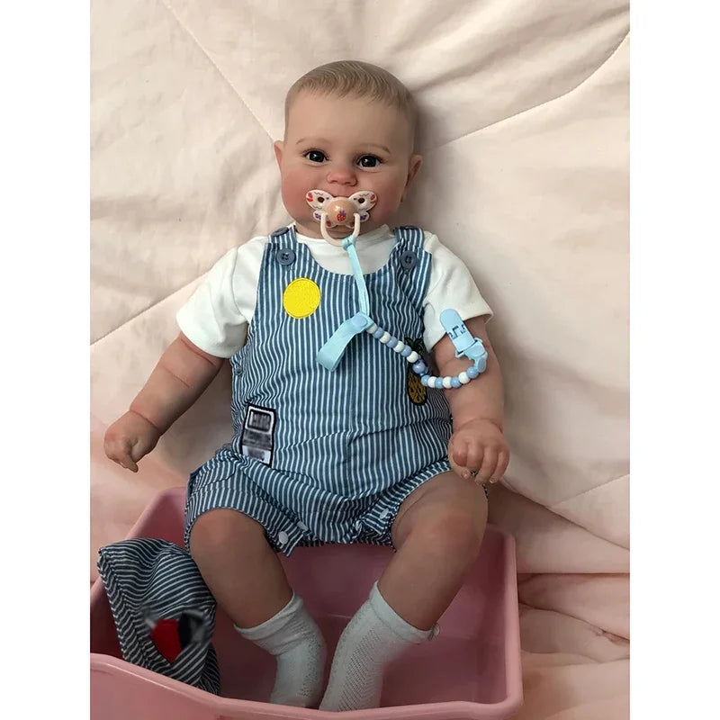 bambola reborn maschio corpo in tessuto toddler