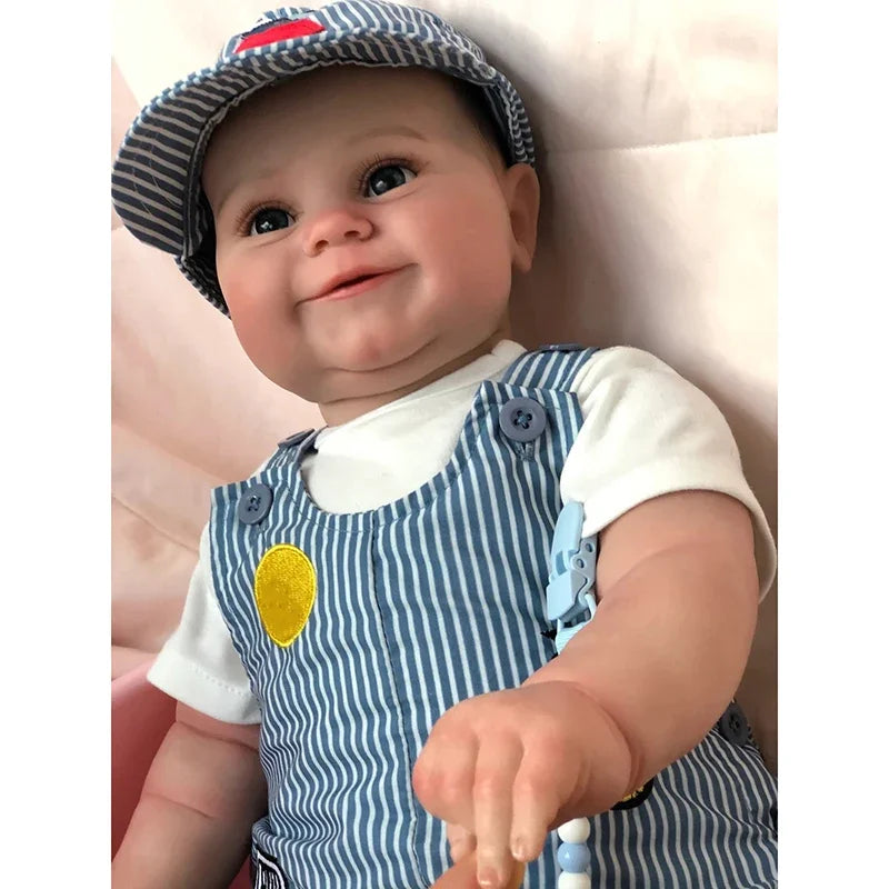 bambola reborn maschio corpo in tessuto toddler