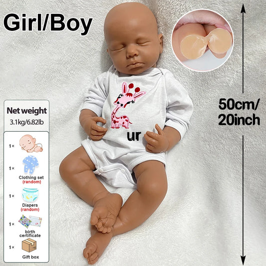 bambola reborn femmina silicone morbido