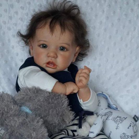 bambola reborn maschio corpo in tessuto toddler
