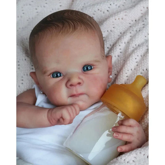 bambola reborn silicone tessuto