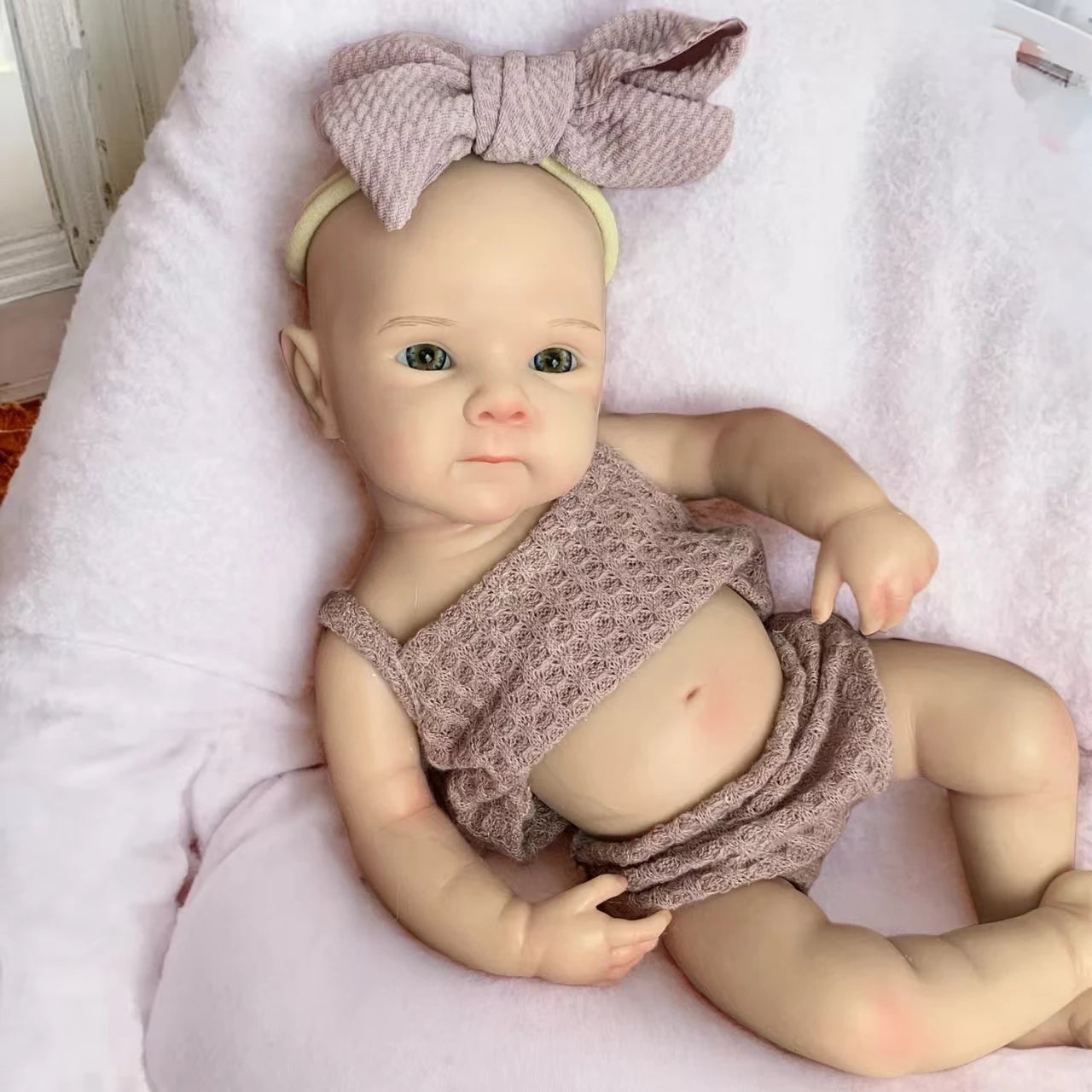 bambola reborn femmina silicone morbido