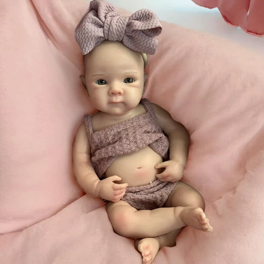 bambola reborn femmina silicone morbido