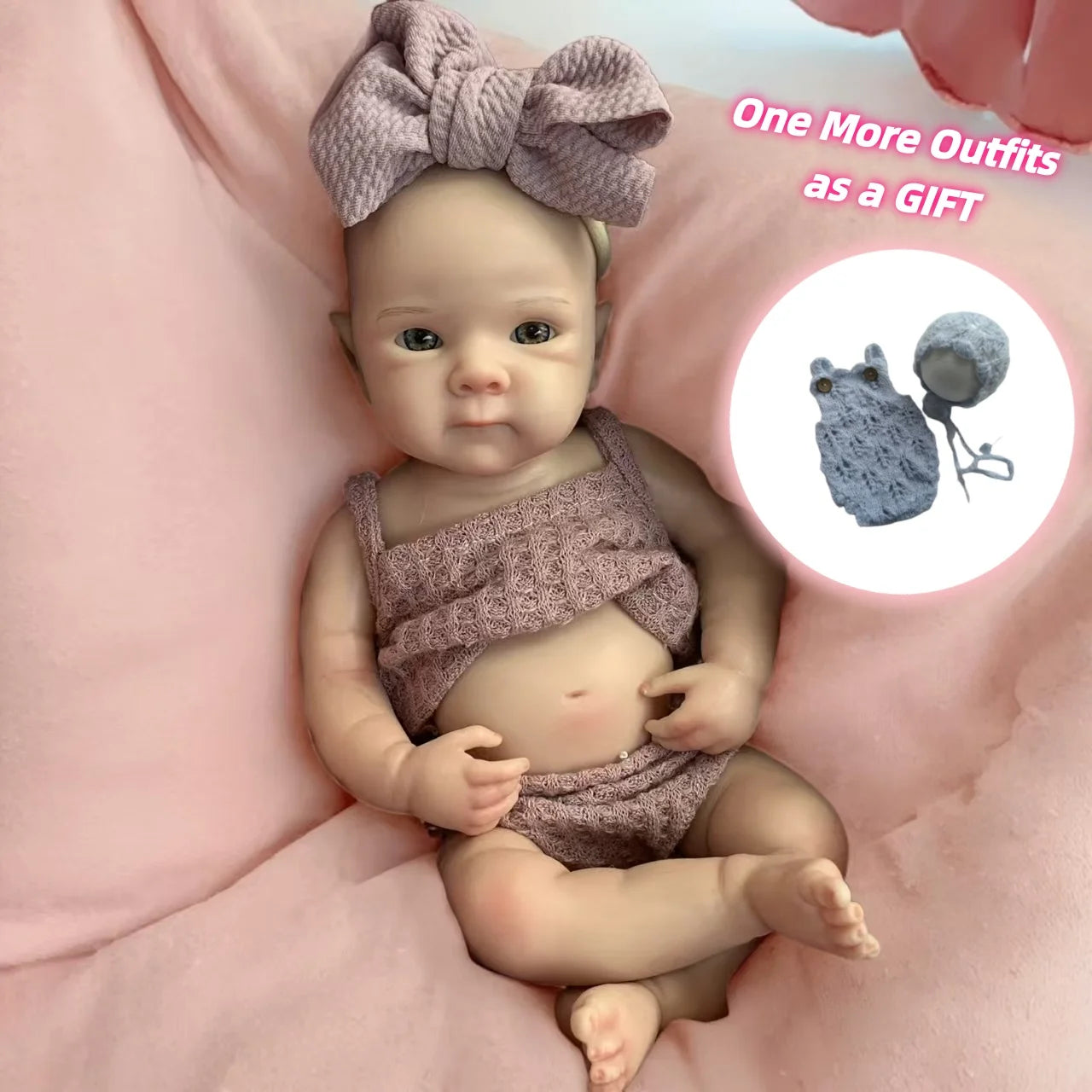 bambola reborn femmina silicone morbido