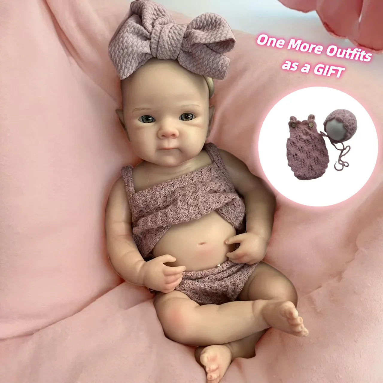 bambola reborn femmina silicone morbido
